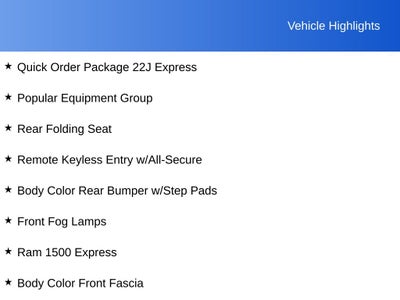 2019 RAM 1500 Classic Express
