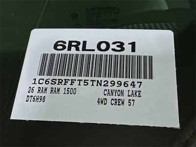 2026 RAM 1500 Big Horn/Lone Star