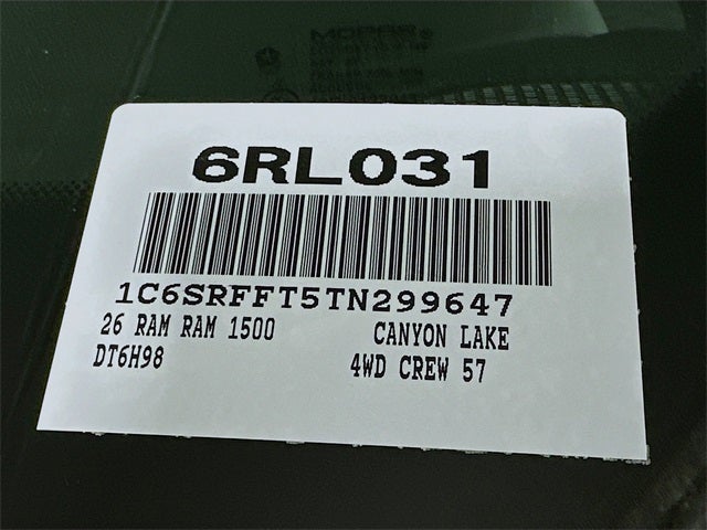 2026 RAM 1500 Big Horn/Lone Star