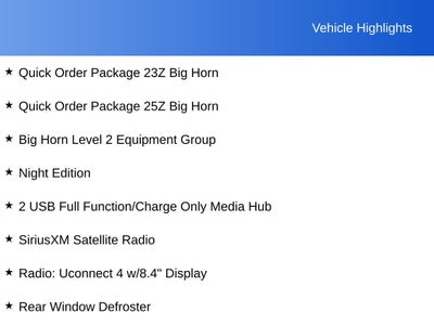 2020 RAM 1500 Big Horn/Lone Star