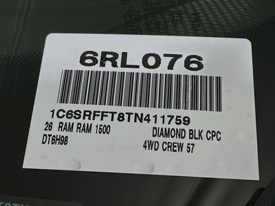 2026 RAM 1500 Big Horn/Lone Star