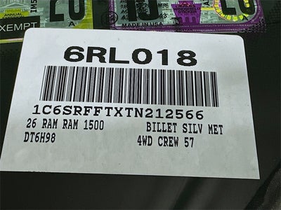 2026 RAM 1500 Big Horn/Lone Star