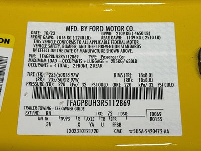 2024 Ford Mustang EcoBoost Premium