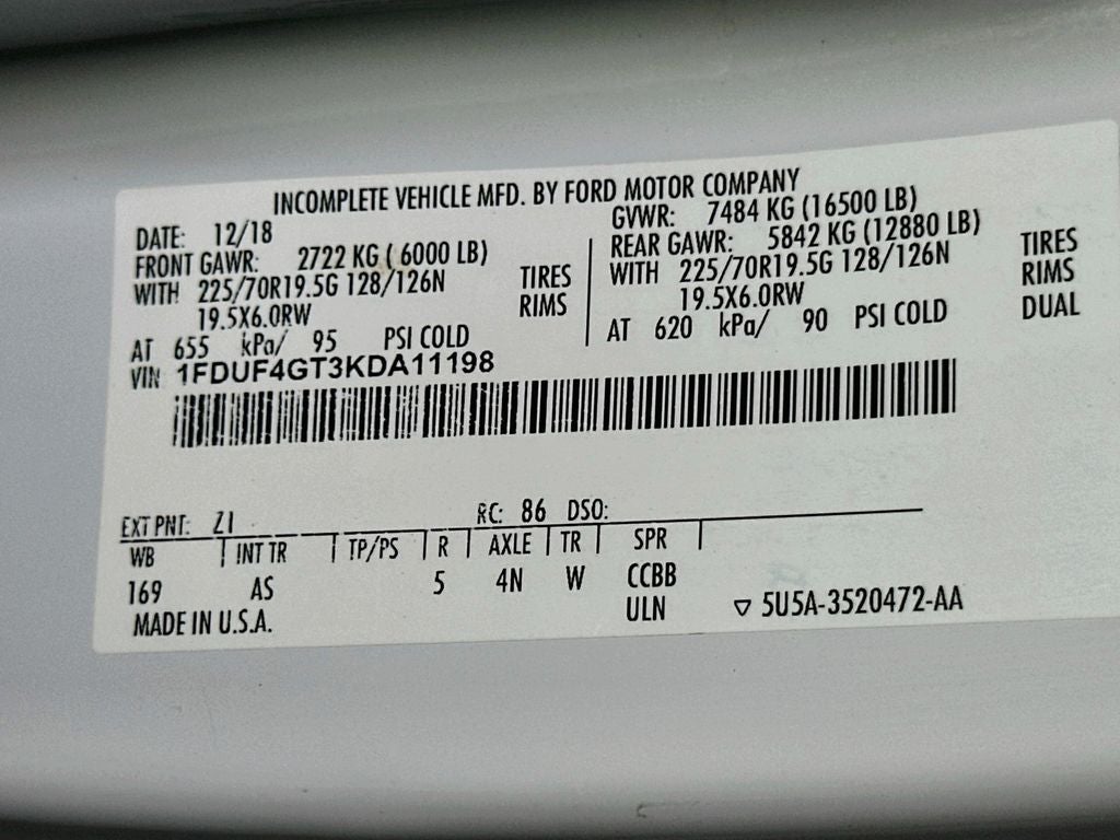 2019 Ford F-450SD XL DRW