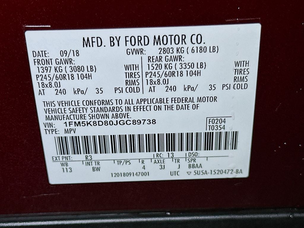 2018 Ford Explorer XLT