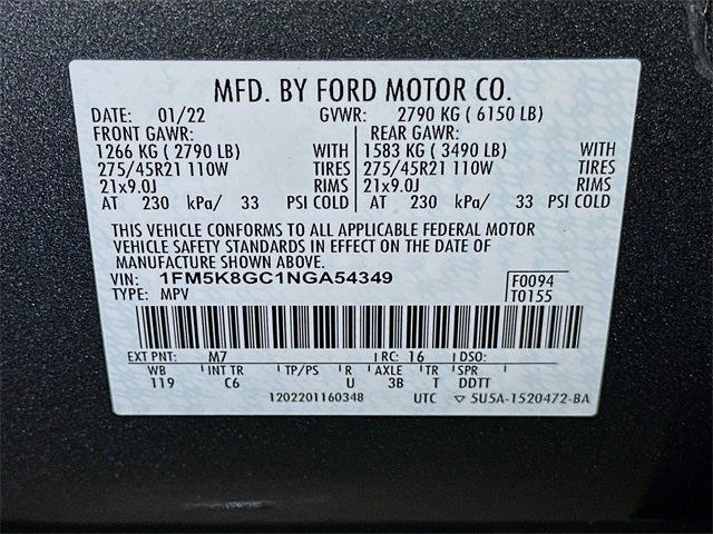 2022 Ford Explorer ST