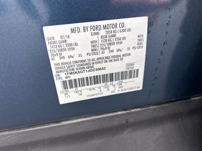 2018 Ford Explorer Sport