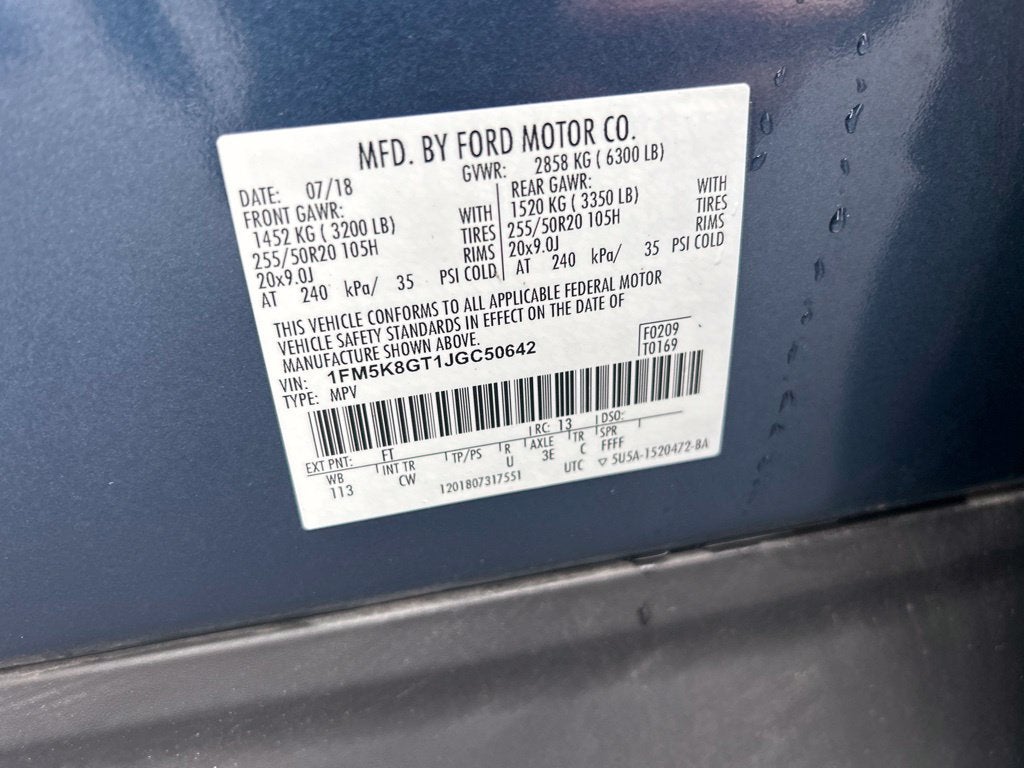 2018 Ford Explorer Sport