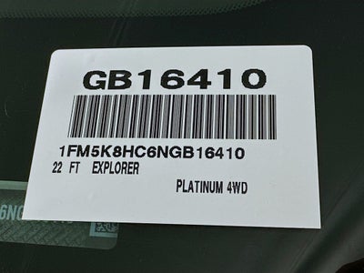 2022 Ford Explorer Platinum