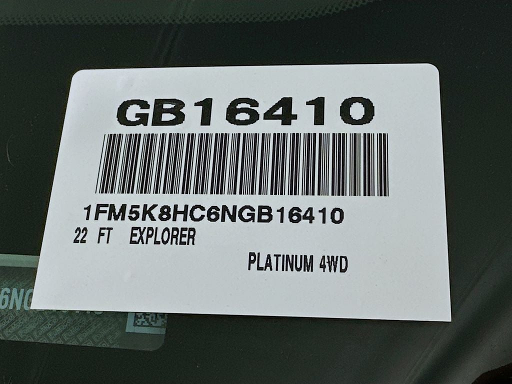 2022 Ford Explorer Platinum