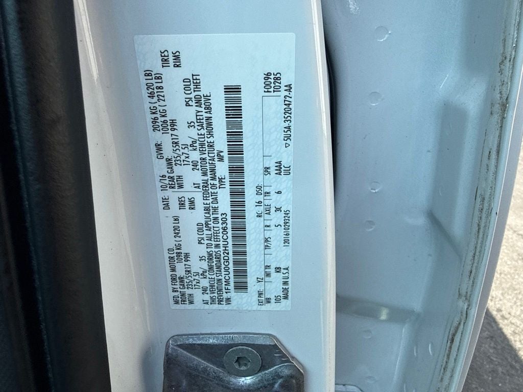 2017 Ford Escape SE