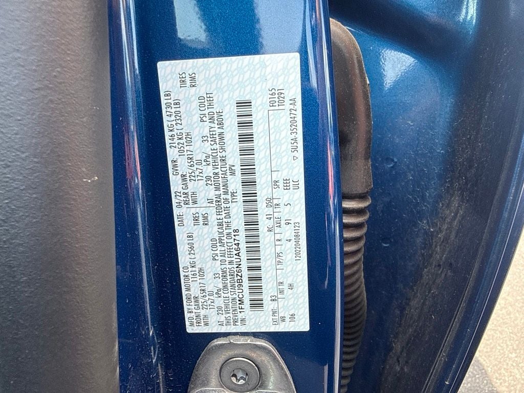 2022 Ford Escape Hybrid SE