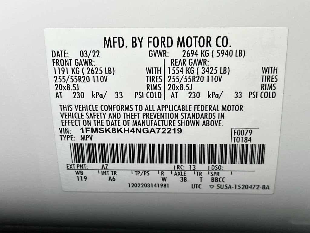 2022 Ford Explorer ST-Line