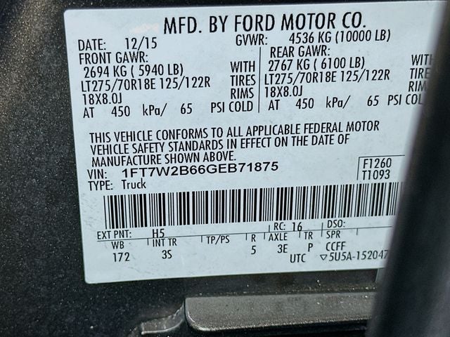 2016 Ford F-250SD XLT