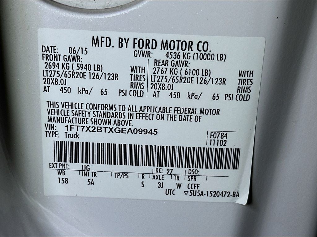 2016 Ford F-250SD Lariat