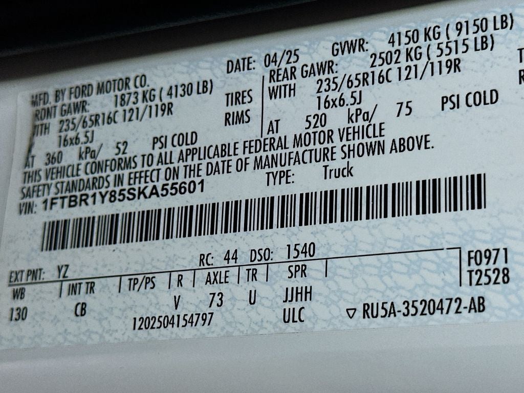 2025 Ford Transit-250 Base
