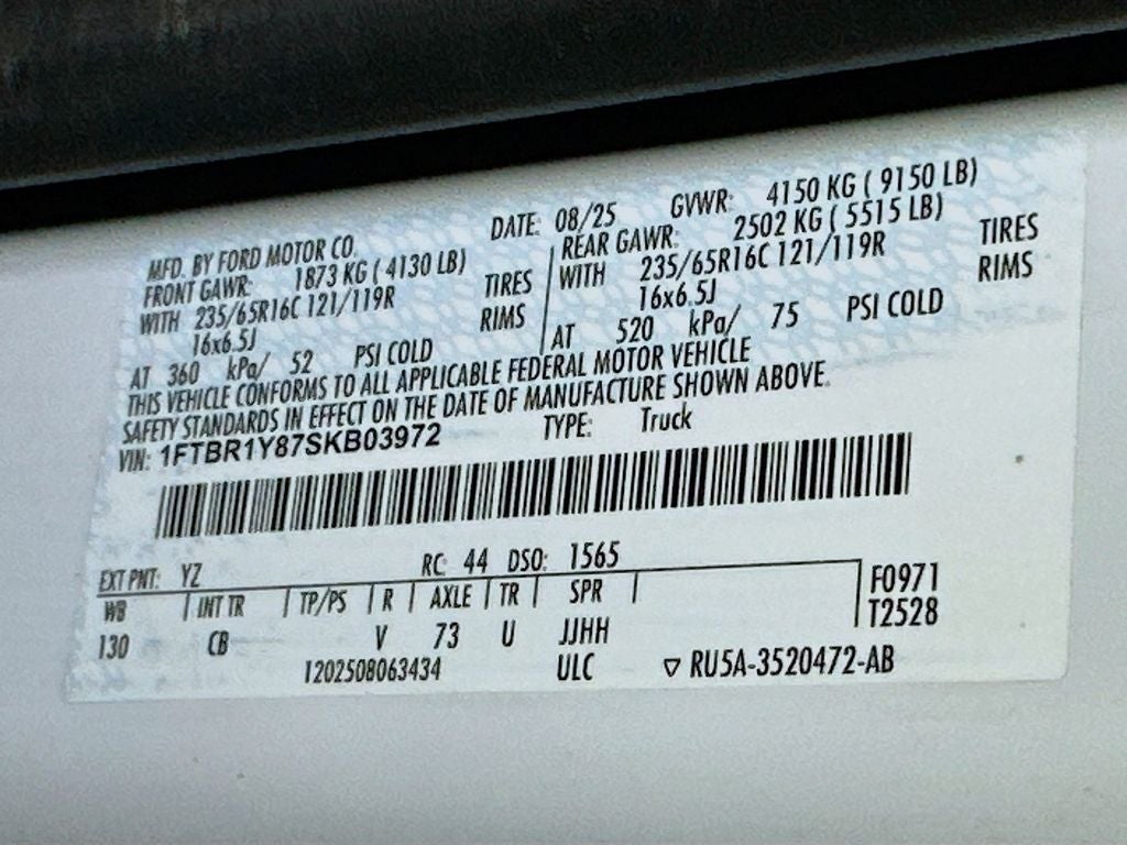 2025 Ford Transit-250 Base
