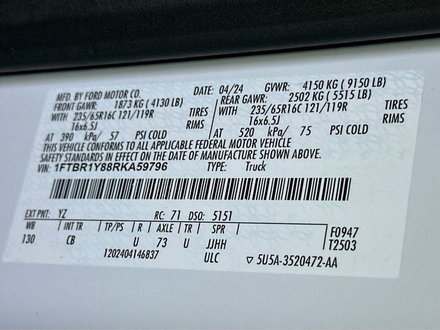 2024 Ford Transit-250 Base