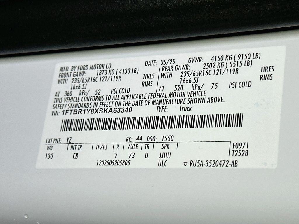 2025 Ford Transit-250 Base