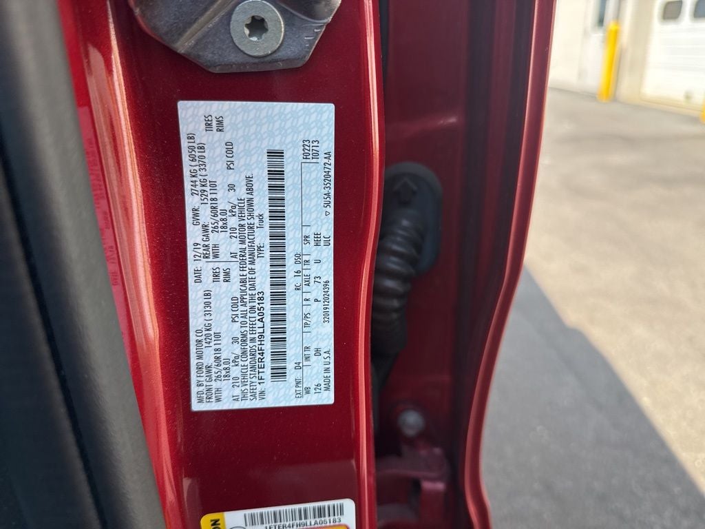 2020 Ford Ranger Lariat