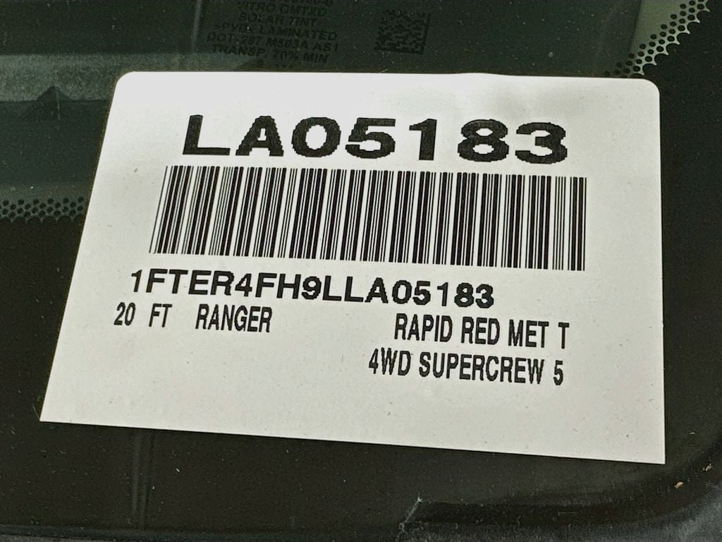 2020 Ford Ranger Lariat