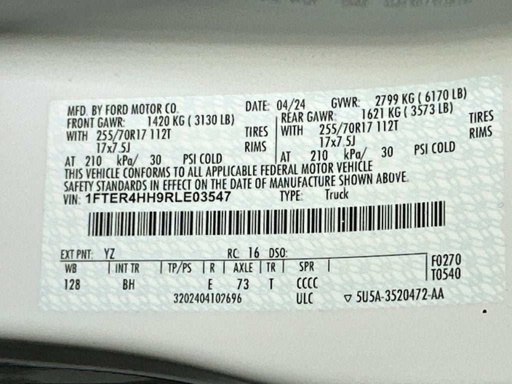2024 Ford Ranger XLT
