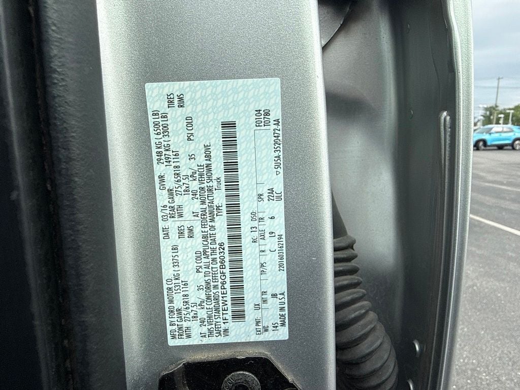 2016 Ford F-150 XLT