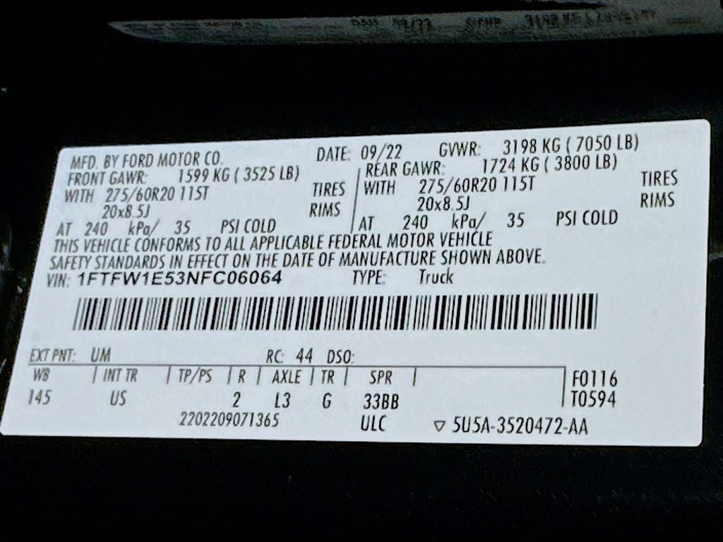 2022 Ford F-150 XLT