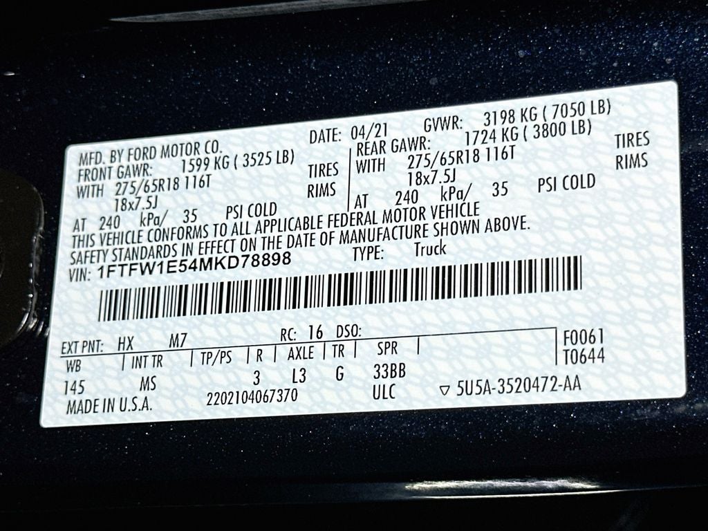 2021 Ford F-150 XLT