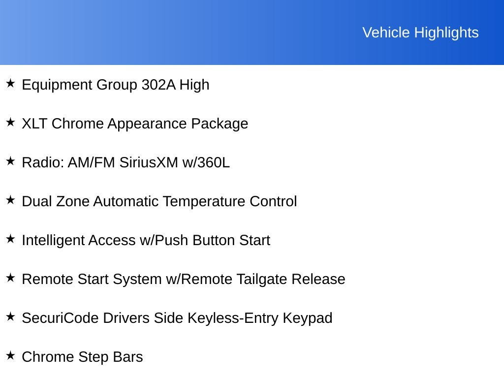 2021 Ford F-150 XLT