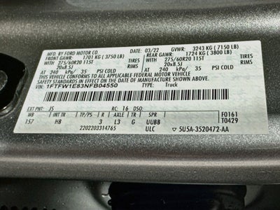 2022 Ford F-150 Lariat