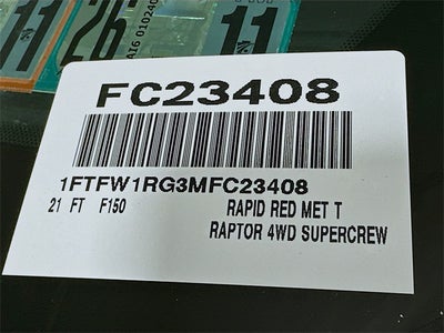 2021 Ford F-150 Raptor