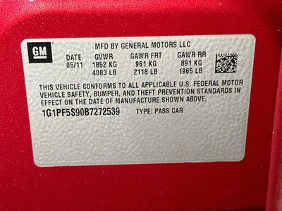 2011 Chevrolet Cruze 1LT