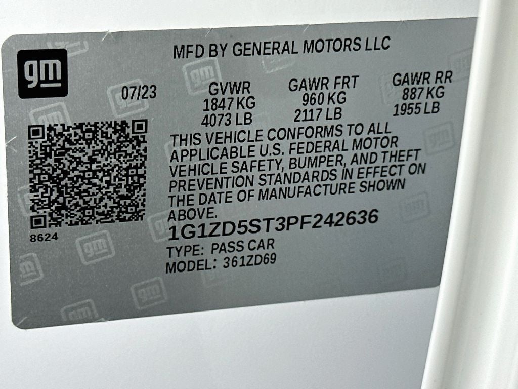 2023 Chevrolet Malibu LT 1LT
