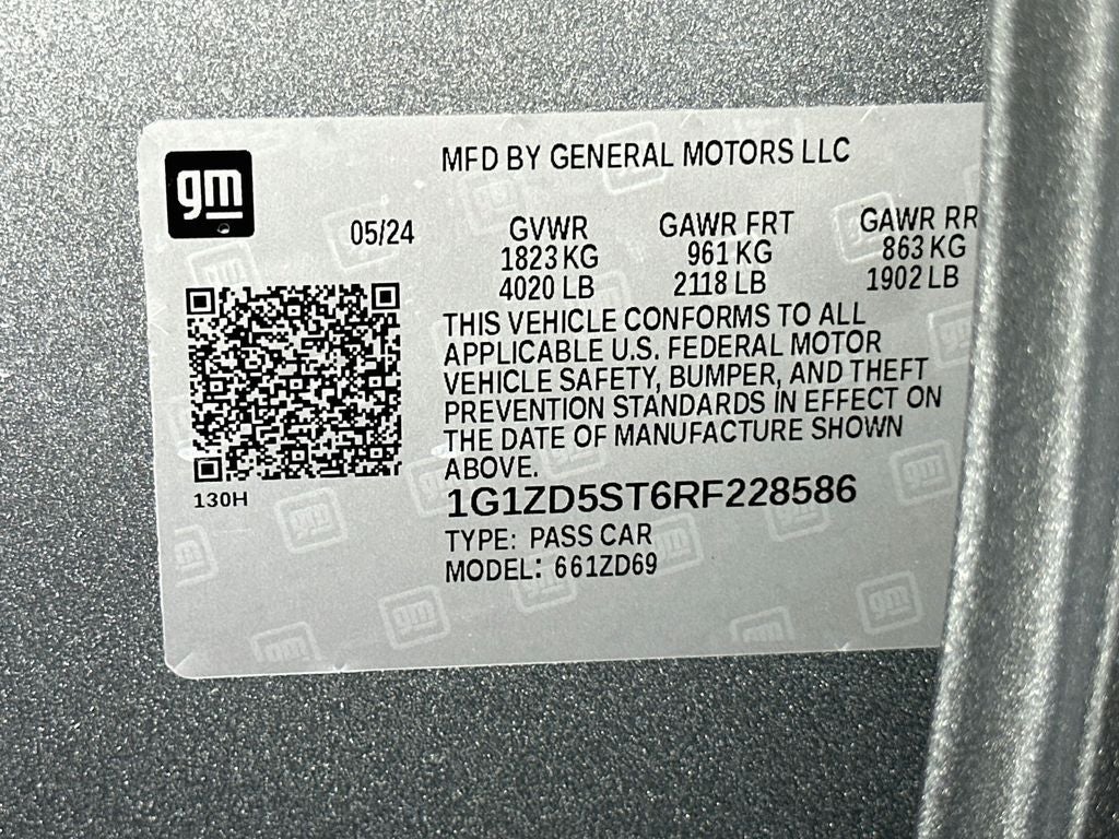 2024 Chevrolet Malibu LT 1LT