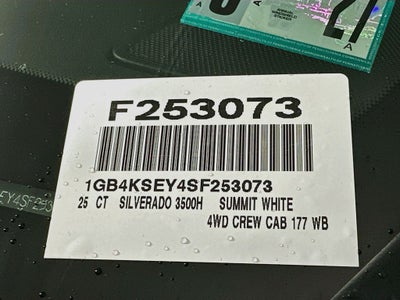 2025 Chevrolet Silverado 3500HD Work Truck