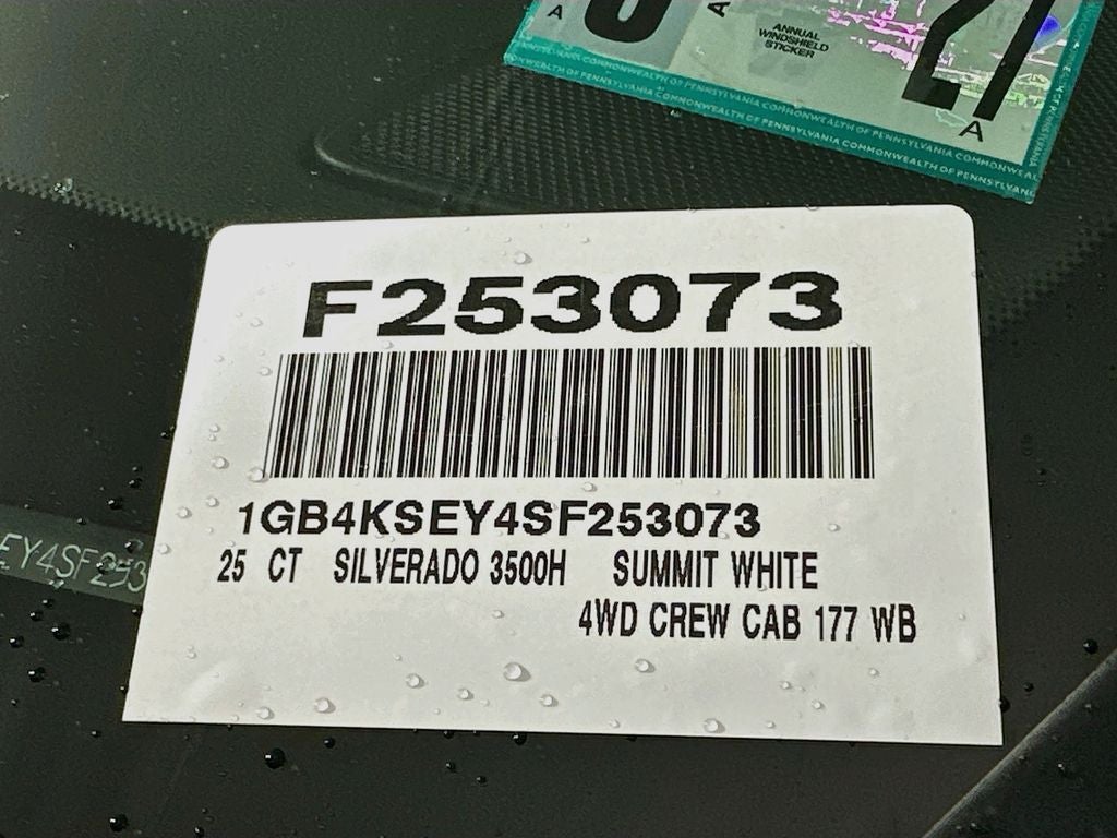 2025 Chevrolet Silverado 3500HD Work Truck