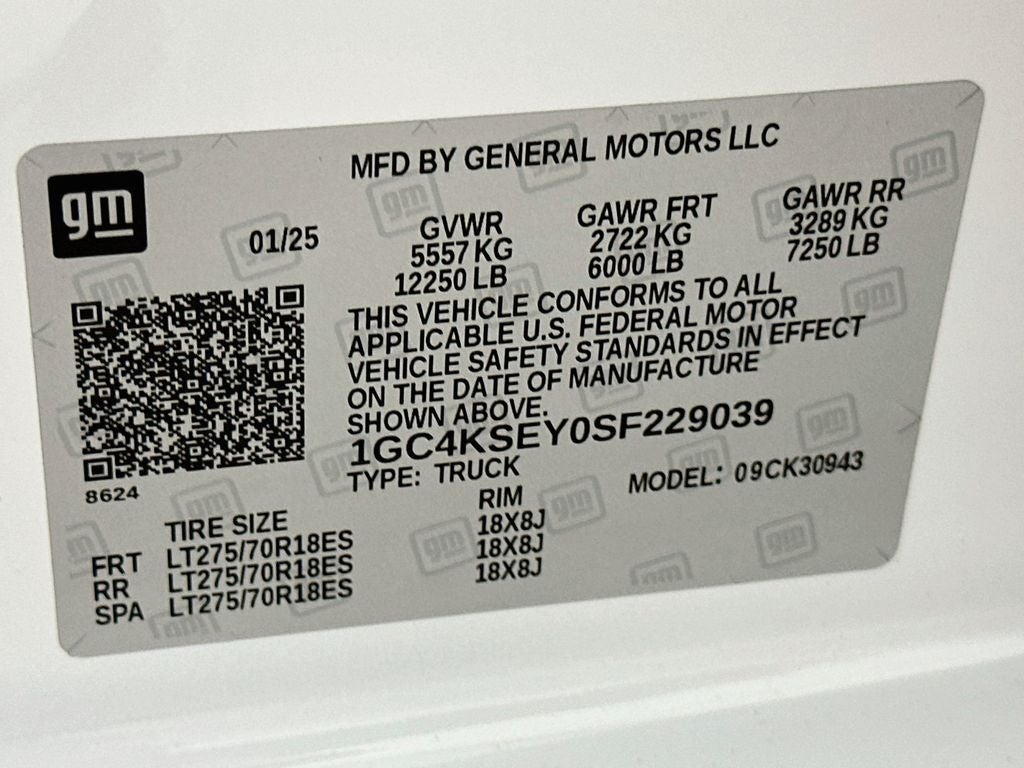 2025 Chevrolet Silverado 3500HD Work Truck