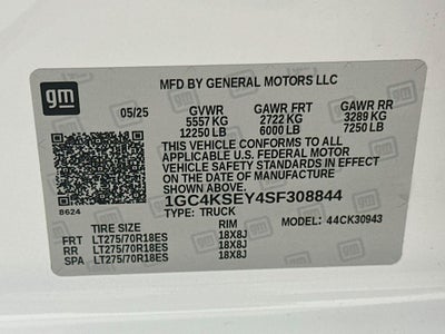 2025 Chevrolet Silverado 3500HD Work Truck