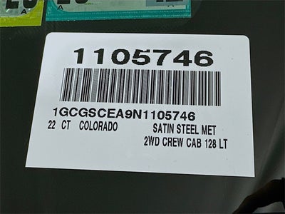 2022 Chevrolet Colorado LT