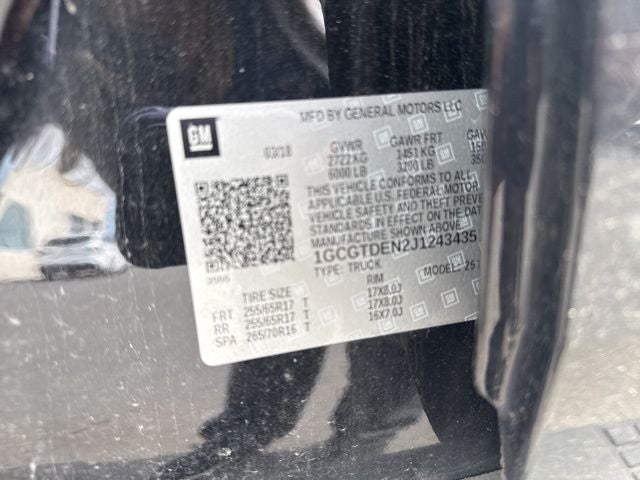 2018 Chevrolet Colorado Z71