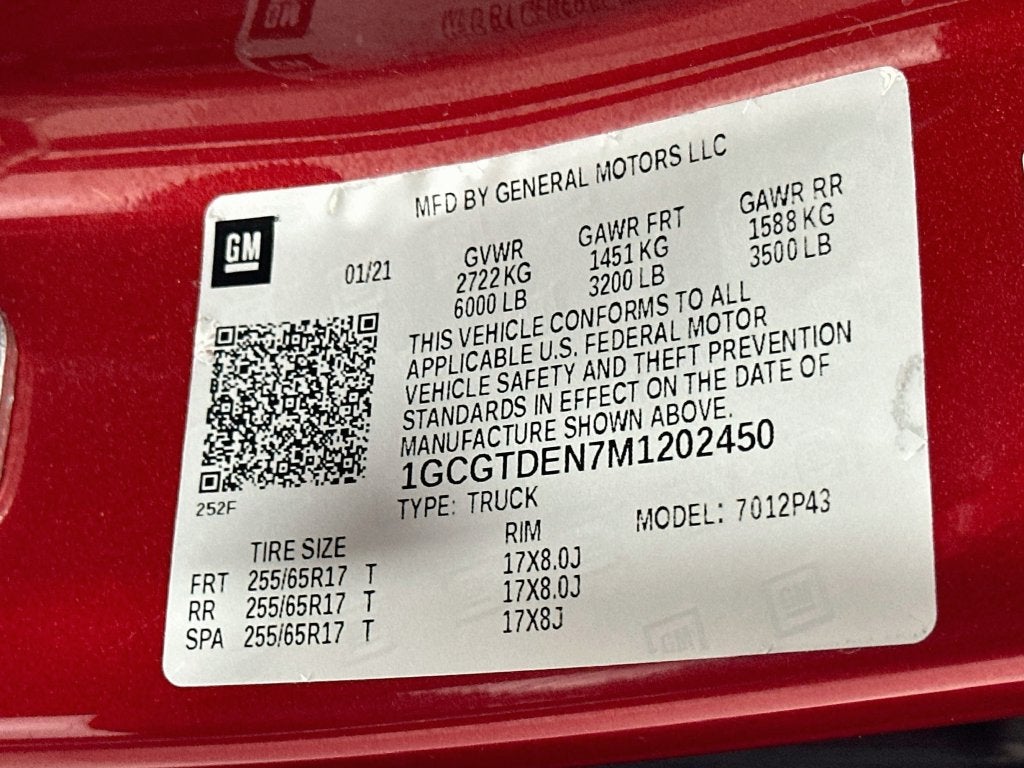 2021 Chevrolet Colorado Z71