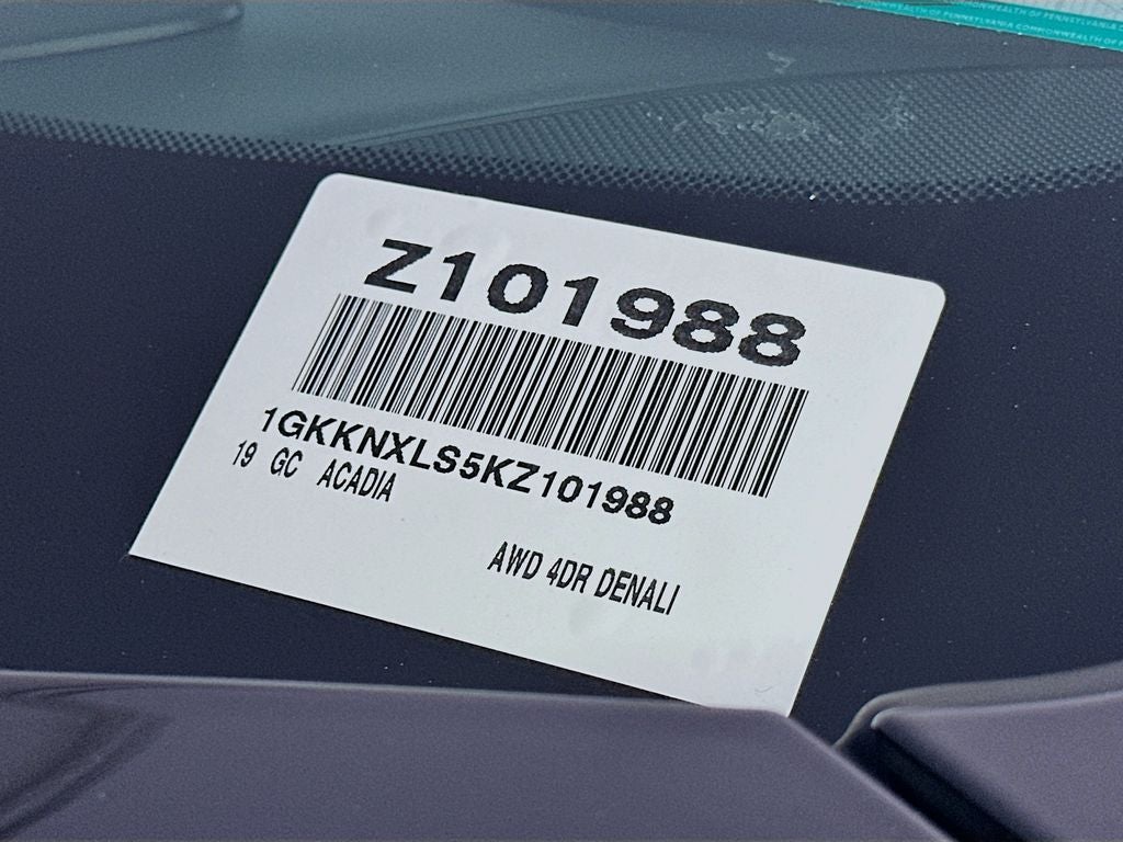 2019 GMC Acadia Denali