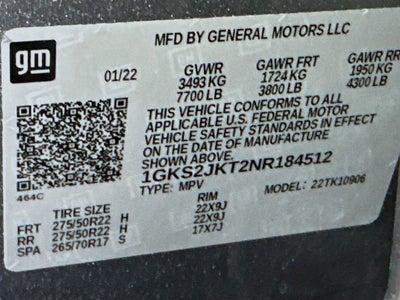 2022 GMC Yukon XL Denali