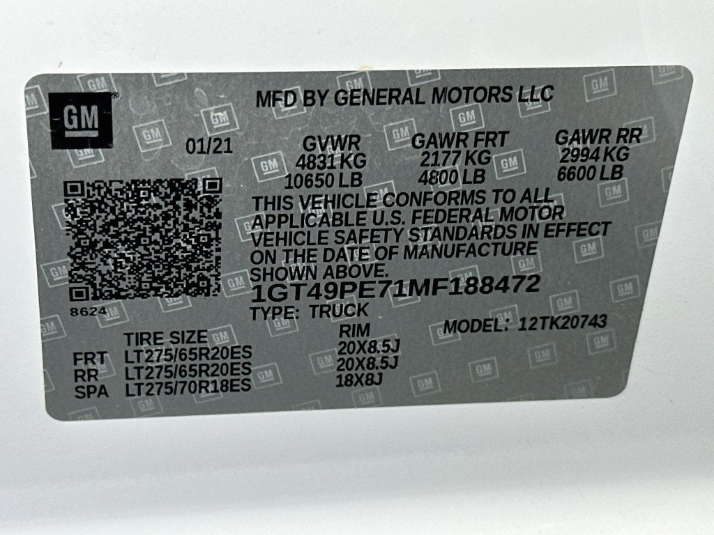 2021 GMC Sierra 2500HD AT4