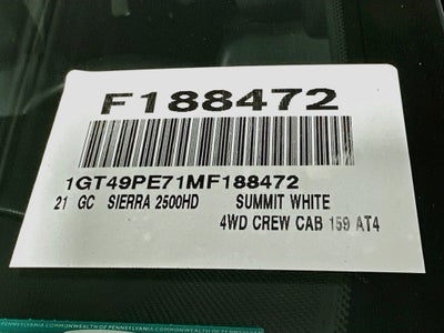 2021 GMC Sierra 2500HD AT4