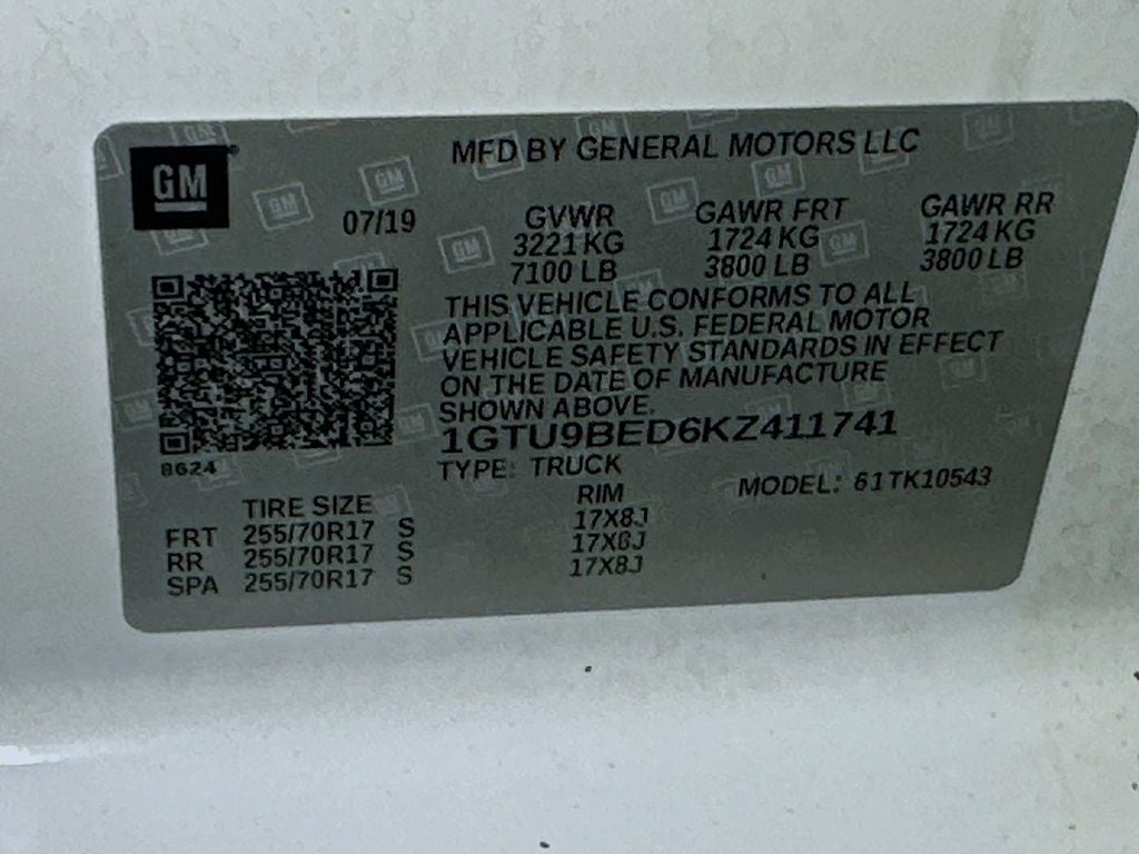 2019 GMC Sierra 1500 SLE