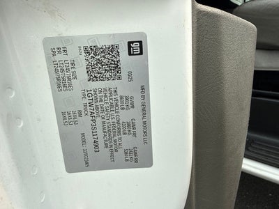 2025 GMC Savana 2500 Work Van
