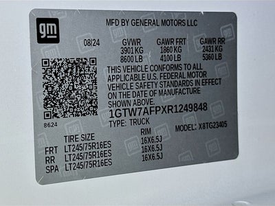 2024 GMC Savana 2500 Work Van