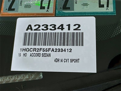 2015 Honda Accord Sport